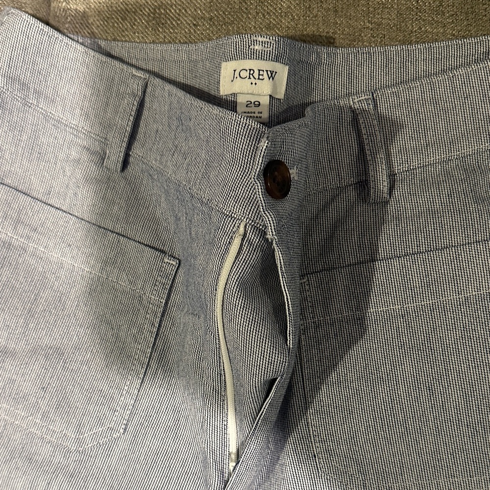 J. Crew Gray Textured Pants